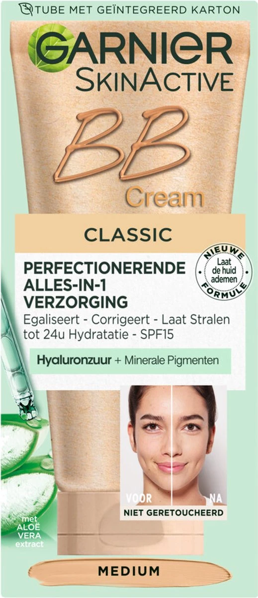 Garnier SkinActive BB Cream Classic Medium 5-in-1 Verzorging - 50 Ml 8 Garnier SkinActive BB Cream Classic Medium 5-in-1 Verzorging - 50 Ml - Afbeelding 8