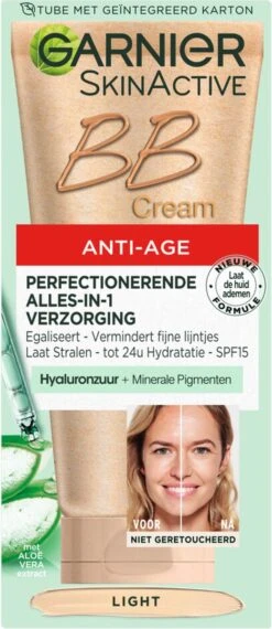 Garnier Skin Naturals BB Cream Anti Aging - 50 Ml - Light 19 Garnier Skin Naturals BB Cream Anti Aging - 50 Ml - Light -Cosmetisch Kortingswinkel 520x1200
