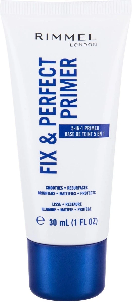 Rimmel London Fix & Perfect Make-Up Primer - 002 Transparent - 30 Ml 7 Rimmel London Fix & Perfect Make-Up Primer - 002 Transparent - 30 Ml - Afbeelding 7