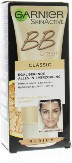 Garnier SkinActive BB Cream Classic Medium 5-in-1 Verzorging - 50 Ml 23 Garnier SkinActive BB Cream Classic Medium 5-in-1 Verzorging - 50 Ml -Cosmetisch Kortingswinkel 533x1200