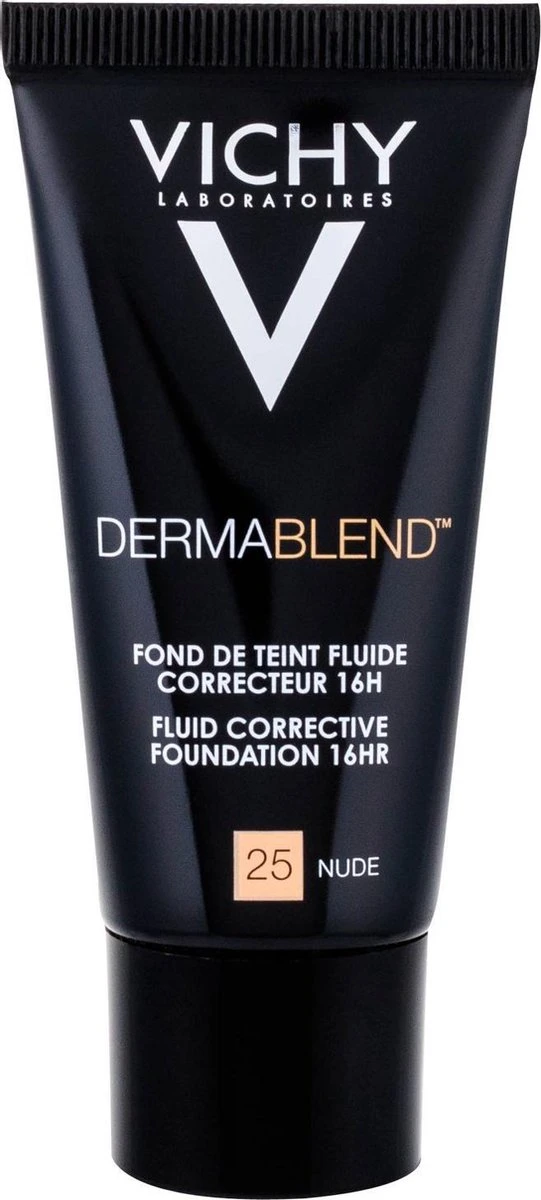 Vichy Dermablend Foundation - Nude 25 - 30ML - Hoge Dekking 1 Vichy Dermablend Foundation - Nude 25 - 30ML - Hoge Dekking