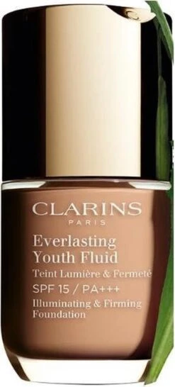 Clarins Everlasting Youth Fluid Illuminating & Firming Foundation - 110 Honey - Foundation - 30 Ml -Cosmetisch Kortingswinkel 543x1200 2