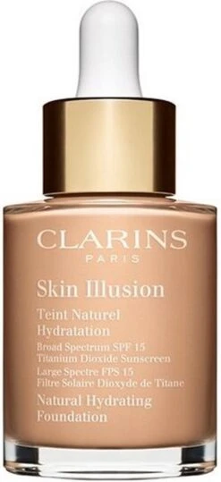 Clarins Skin Illusion Teint Naturel Hydratation - SPF 15 - Foundation - 111 Auburn - 30 Ml -Cosmetisch Kortingswinkel 550x1200 1