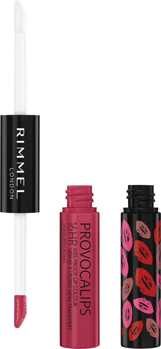 Rimmel London Provocalips Lip Color Lippenstift - 210 Flirty Fling 2 Rimmel London Provocalips Lip Color Lippenstift - 210 Flirty Fling - Afbeelding 2