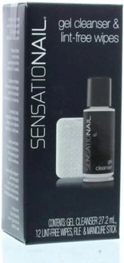 Sensationail Gel Cleanser & Lint-Free Wipes -Cosmetisch Kortingswinkel 566x1200