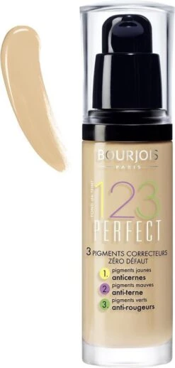 Bourjois 123 Perfect Foundation - 54 Beige Foncé -Cosmetisch Kortingswinkel 572x1200 5