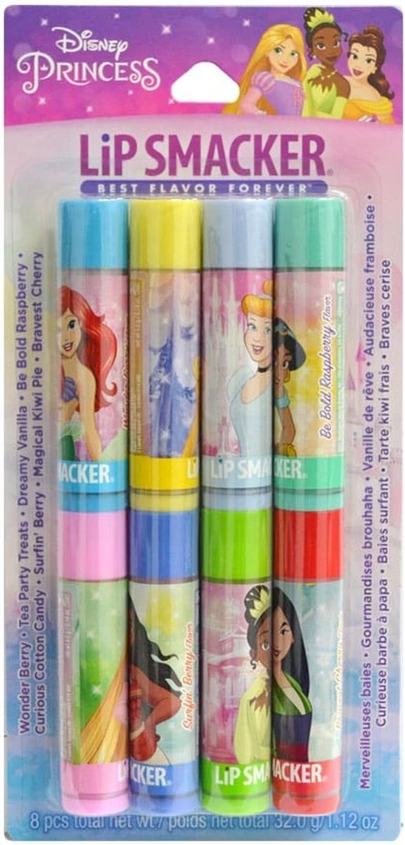 Lip Smacker Disney Princess Party Pack Lippenbalsem 8 X 4 Gr 1 Lip Smacker Disney Princess Party Pack Lippenbalsem 8 X 4 Gr