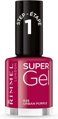 Rimmel London SuperGel Nagellak - 025 Urban Purple -Cosmetisch Kortingswinkel 585x1200 1