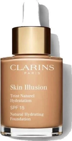 Clarins Skin Illusion Teint Naturel Hydratation - SPF 15 - Foundation - 111 Auburn - 30 Ml -Cosmetisch Kortingswinkel 612x1200