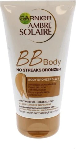 Garnier Ambre Solaire No Streaks BB Body Bronzer - 150 Ml -Cosmetisch Kortingswinkel 615x1200