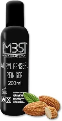 Acryl Penseelreiniger (200 Ml) Met Amandelgeur - Nail Penseelreiniger- Acryl Nagels