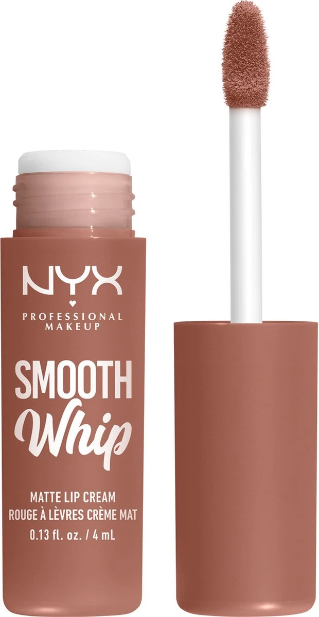 NYX Professional Makeup Lippenstift Smooth Whip Matte 01 Pancake Stacks, 4 Ml 7 NYX Professional Makeup Lippenstift Smooth Whip Matte 01 Pancake Stacks, 4 Ml - Afbeelding 7