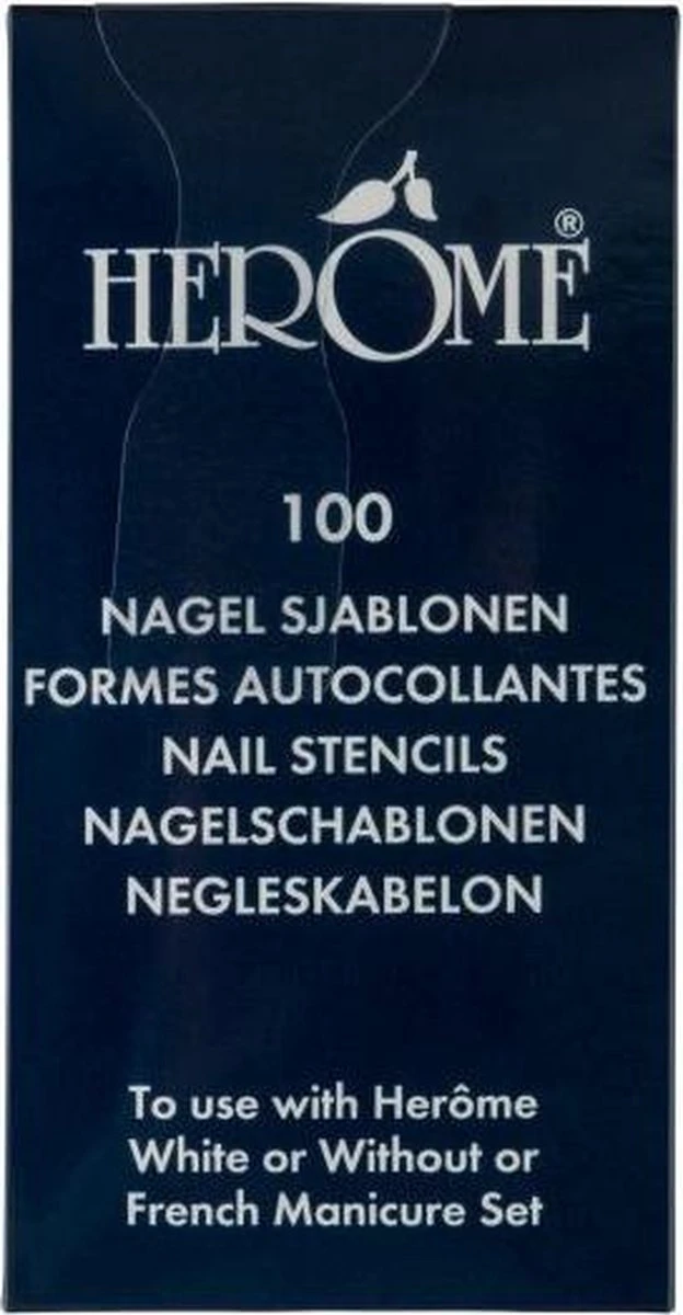 Herome Nagelsjablonen - Nail Stencils - Superstrakke Witte Nagelranden Zonder Uit Te Schieten Lakken - Voor De Perfecte French Manicure - 1*100pcs. 3 Herome Nagelsjablonen - Nail Stencils - Superstrakke Witte Nagelranden Zonder Uit Te Schieten Lakken - Voor De Perfecte French Manicure - 1*100pcs. - Afbeelding 3