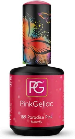 Pink Gellac - Paradise Pink - Gellak - Vegan - Roze - Glanzend - 15ml -Cosmetisch Kortingswinkel 645x1200 1