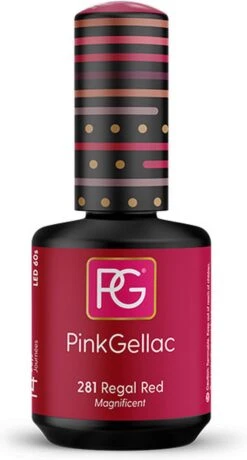 Pink Gellac - Regal Red - Gellak - Vegan - Rood - Glanzend - 15ml -Cosmetisch Kortingswinkel 645x1200 2