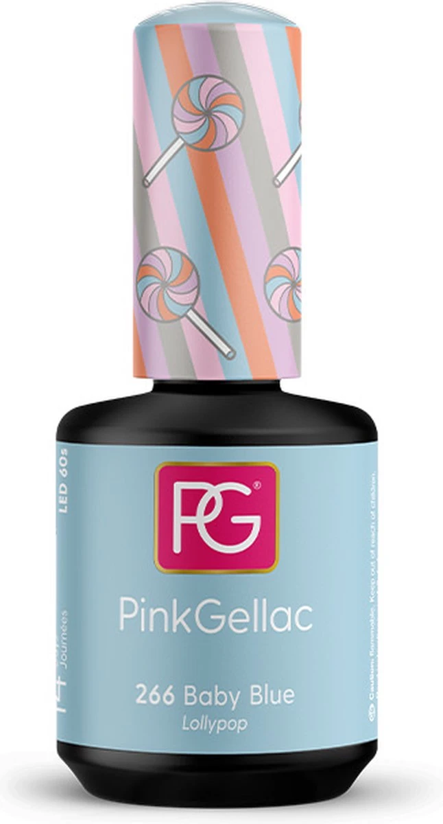 Pink Gellac - Baby Blue - Gellak - Vegan - Blauw - Glanzend - 15ml 6 Pink Gellac - Baby Blue - Gellak - Vegan - Blauw - Glanzend - 15ml - Afbeelding 6