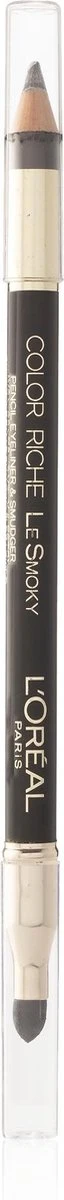 L’Oréal Paris Color Riche Le Smoky - 201 Black Velourt - Oogpotlood 6 L’Oréal Paris Color Riche Le Smoky - 201 Black Velourt - Oogpotlood - Afbeelding 6