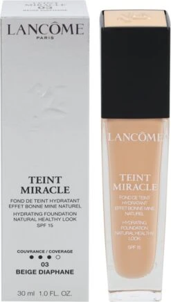Lancôme Teint Miracle Foundation SPF 15 - 03 Beige Diaphane - 30 Ml -Cosmetisch Kortingswinkel 682x1200 2