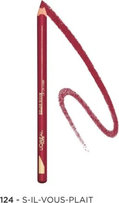 L’Oréal Paris Color Riche Lipliner - 124 S'il Vous Plait - Rood Lippenpotlood -Cosmetisch Kortingswinkel 705x1200 1