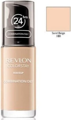 Revlon Colorstay Foundation With Pump - 180 Sand Beige (Oily Skin) 14 Revlon Colorstay Foundation With Pump - 180 Sand Beige (Oily Skin) -Cosmetisch Kortingswinkel 710x1200 1