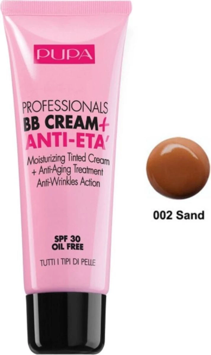 PUPA Milano Pupa Professionals BB Creme Anti-Eta SPF30 002 Sand 1 PUPA Milano Pupa Professionals BB Creme Anti-Eta SPF30 002 Sand