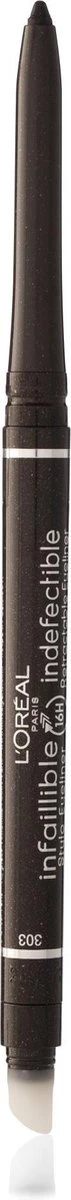 L'Oréal Paris Make-Up Designer Infallible Eyeliner - 303 Shimmering Black - Zwart - Eyeliner 3 L'Oréal Paris Make-Up Designer Infallible Eyeliner - 303 Shimmering Black - Zwart - Eyeliner - Afbeelding 3