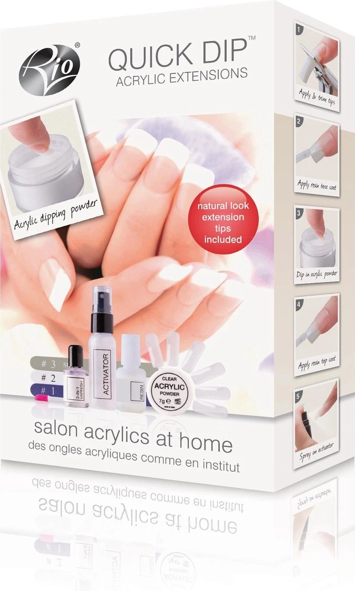 Rio Quick Dip Acryl Extensions - Acryl Nagels 1 Rio Quick Dip Acryl Extensions - Acryl Nagels