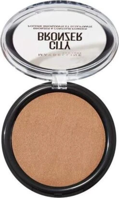 Maybelline City Bronzer Bronzer & Countour Powder - 100 Light Cool - Bronzing En Contouring Poeder - 51,4 Gr. -Cosmetisch Kortingswinkel 727x1200