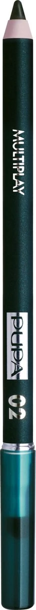 Pupa Milano Multiplay Oogpotlood - 02 Electric Green 4 Pupa Milano Multiplay Oogpotlood - 02 Electric Green - Afbeelding 4