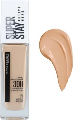 Maybelline - Superstay Active Wear Foundation - 21 Nude Beige -Cosmetisch Kortingswinkel 734x1200 2