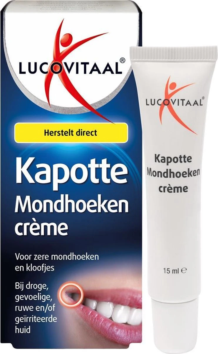 Lucovitaal - Kapotte Mondhoeken Crème - Lippenbalsem 7 Lucovitaal - Kapotte Mondhoeken Crème - Lippenbalsem - Afbeelding 7