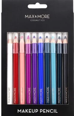 Oogpotloden Max & More - Makeup Pencils - 10 Stuks - Makeup Potloden