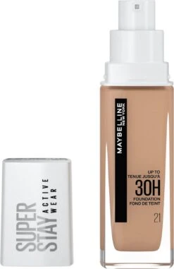 Maybelline - Superstay Active Wear Foundation - 21 Nude Beige -Cosmetisch Kortingswinkel 778x1200