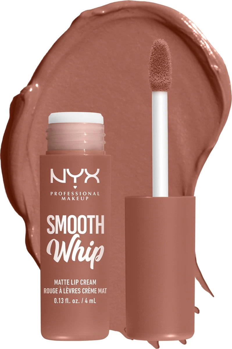 NYX Professional Makeup Lippenstift Smooth Whip Matte 01 Pancake Stacks, 4 Ml 2 NYX Professional Makeup Lippenstift Smooth Whip Matte 01 Pancake Stacks, 4 Ml - Afbeelding 2