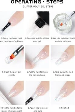 Elvi Polygel Starterskit - Complete Set Inc. USB UV/Led Mini Lamp-Nagelverlenging- Polygel 6 X 15g Perfecte Kleuren Roze - Polyacryl UV Nagellak-Quick Extension Temperature Color Changing UV Gel Pink -Cosmetisch Kortingswinkel 802x1200 1