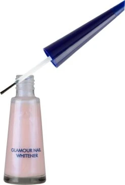 Herome Glamour Nail Whitener - Natural Nail Whitener Met Een Romige Parelmoerglans - Camoufleert Doffe Of Verkleurde Nagels - 10ml. -Cosmetisch Kortingswinkel 811x1200