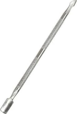 Merkloos Metalen Bokkenpootje, Bokkenpoot, Cuticle Pusher.