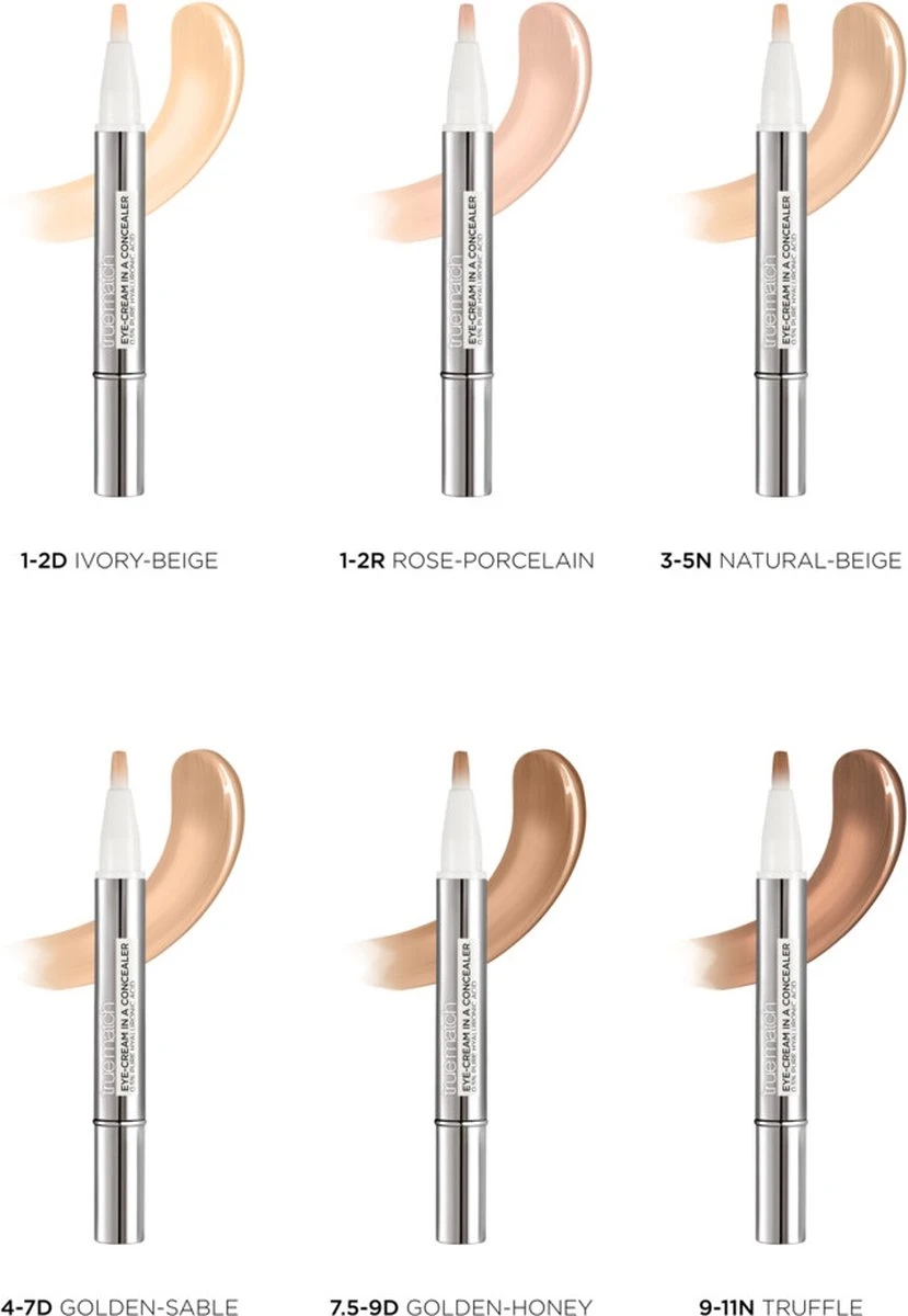 L’Oréal Paris True Match Touche Magique Concealer - N3-5 Natural Beige 4 L’Oréal Paris True Match Touche Magique Concealer - N3-5 Natural Beige - Afbeelding 4