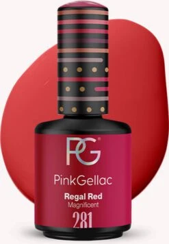Pink Gellac - Regal Red - Gellak - Vegan - Rood - Glanzend - 15ml -Cosmetisch Kortingswinkel 833x1200 1