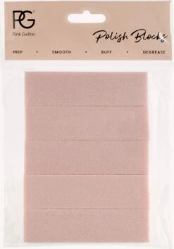 Merkloos Pink Gellac - Polijstblok - Nagel Buffer - 5 Stuks - Voor Optimale Hechting Van Gellak