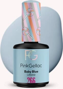 Pink Gellac - Baby Blue - Gellak - Vegan - Blauw - Glanzend - 15ml