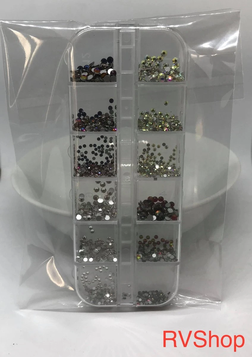 Nagel Decoratie Set - 12 Verschillende Vormen - 3D Glitter Nagel - Nagels - Decoratie - Bling Bling - Zilver - Parelmoer - Gratis Verzending - Nagelset - Nagelstickers - Diamant - Nagel Decoratie - Nail Art 2 Nagel Decoratie Set - 12 Verschillende Vormen - 3D Glitter Nagel - Nagels - Decoratie - Bling Bling - Zilver - Parelmoer - Gratis Verzending - Nagelset - Nagelstickers - Diamant - Nagel Decoratie - Nail Art - Afbeelding 2