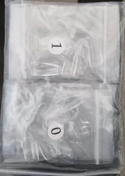 Gel Tips Nail Extension Full Cover Medium Coffin Ballerina False Tips Pre Shaped Nails Nepnagels 240ps Fake Nails- Plaknagels Met Lijm - Nageltips Transparant / Clear Tips + Nagellijm -Cosmetisch Kortingswinkel 857x1200