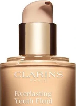 Clarins Everlasting Youth Fluid Illuminating & Firming Foundation - 110 Honey - Foundation - 30 Ml -Cosmetisch Kortingswinkel 862x1200
