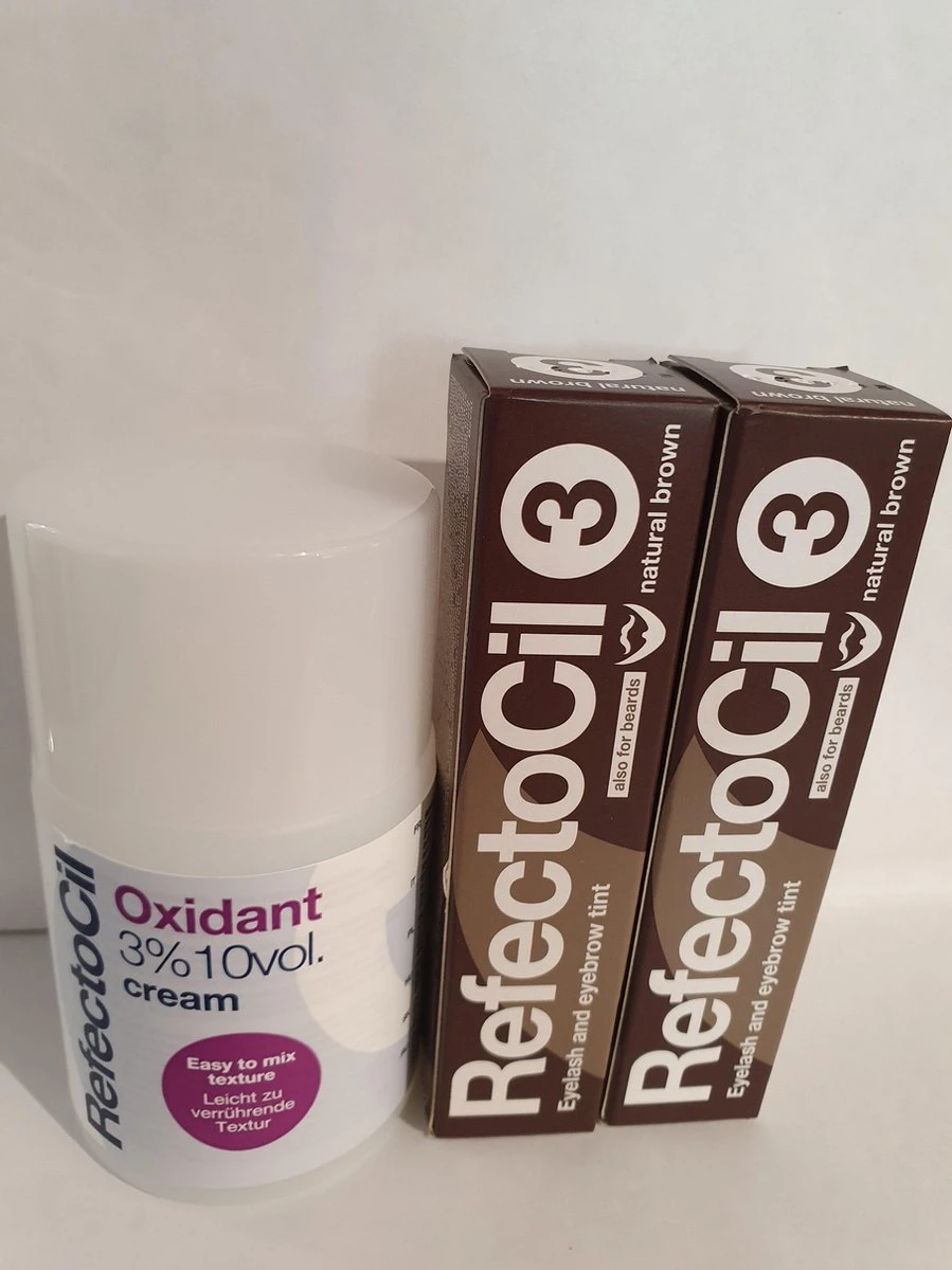 RefectoCil 2 Stuks Natuurbruin + 100ml Crème Oxidant 1 RefectoCil 2 Stuks Natuurbruin + 100ml Crème Oxidant
