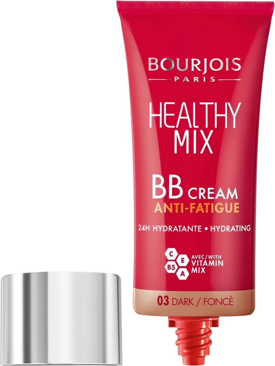 Bourjois Healthy Mix BB Cream Anti Fatigue - 03 Dark Beige 2 Bourjois Healthy Mix BB Cream Anti Fatigue - 03 Dark Beige - Afbeelding 2