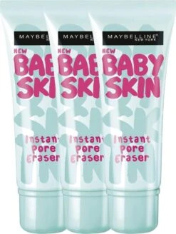 Maybelline Babyskin Pore Eraser Primer - Transparant - 3 Stuks - Voordeelverpakking -Cosmetisch Kortingswinkel 905x1200 1