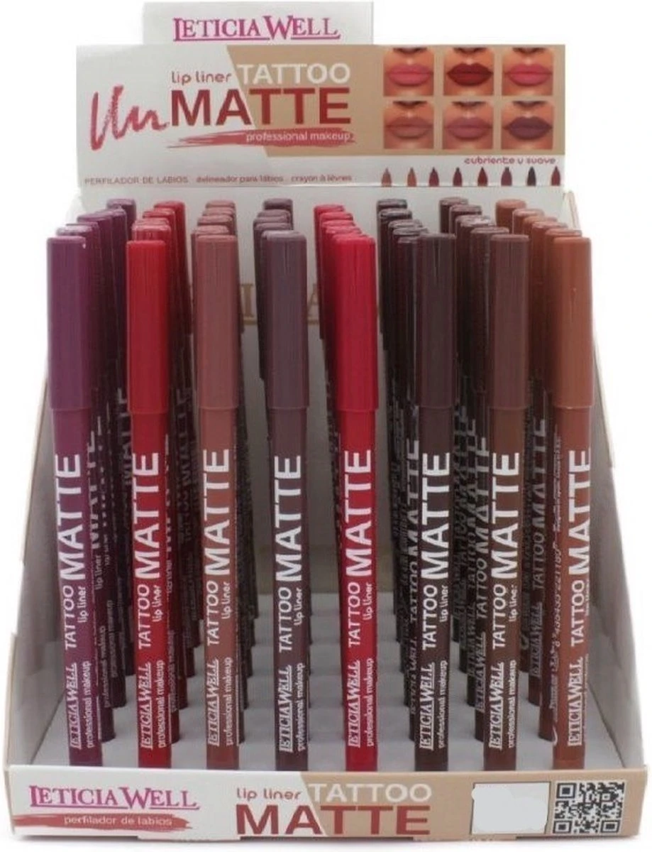 Leticia Well – Matte Tattoo Lippotlood / Lipliner – Bruin / Brown Sugar - Nummer 11657 - 1 Stuks 2 Leticia Well – Matte Tattoo Lippotlood / Lipliner – Bruin / Brown Sugar - Nummer 11657 - 1 Stuks - Afbeelding 2