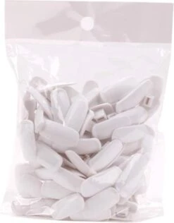 Oefen Nagels - 100 Stuks – Wit – Nailtrainer Tips - Nailtrainer Nagel Oefenhand - Oefenhand Voor Nagels – Nagel Oefenhand – Nailtrainer Refill – Nagel Bedjes Oefenhand