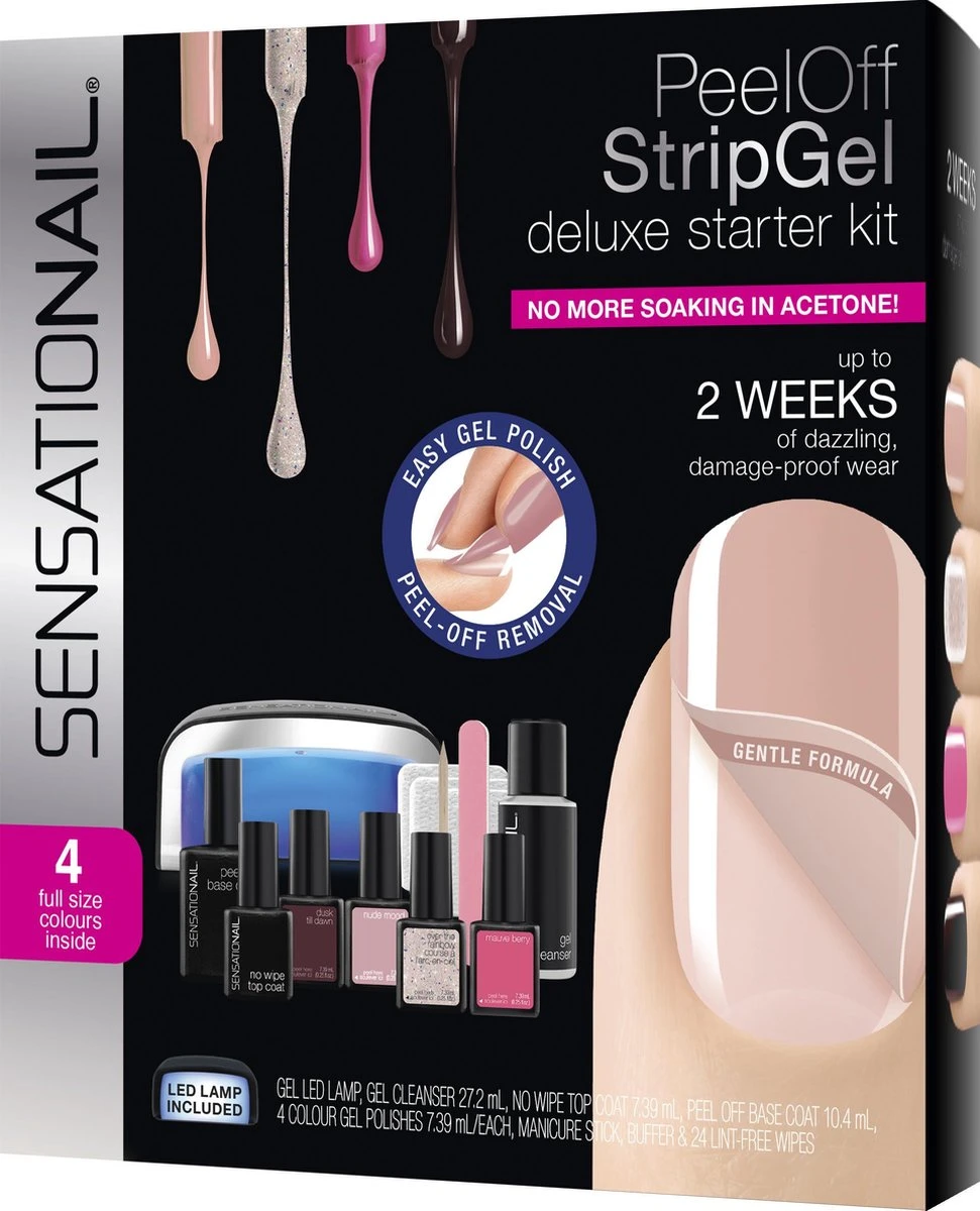 SensatioNail Stripgel DeLuxe Starterkit 2 SensatioNail Stripgel DeLuxe Starterkit - Afbeelding 2